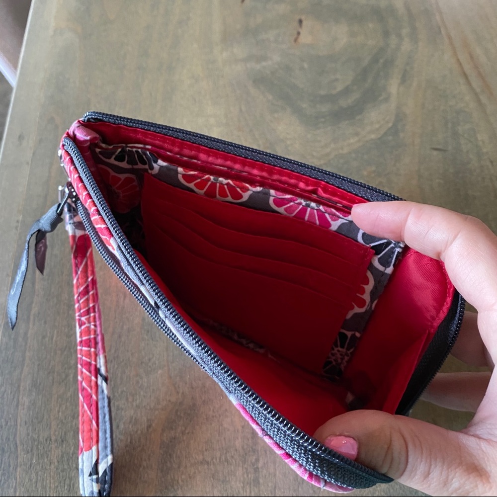 Vera Bradley Retired Cherry Blossom Wristlet - Picture 4 of 5